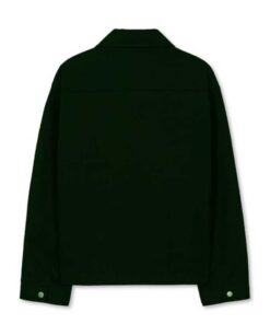 Cotton Trucker Green Jacket