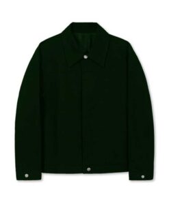 Cotton Trucker Green Jacket