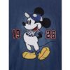 Disney Mickey Mouse Baseball Denim Bomber Jacket