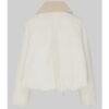 Dua Lipa Ivory Puffer Jacket