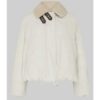 Dua Lipa Ivory Puffer Jacket