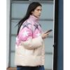 Dua Lipa Star Motif Puffer Jacket