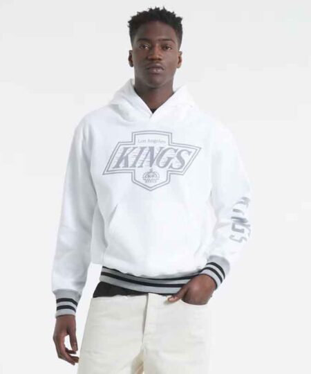 Los Angeles Kings White Fleece Hoodie