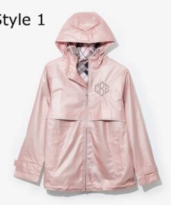 Monogrammed New England Rain Jacket For Unisex