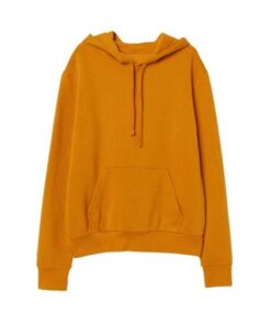 Mustard Pullover Fleece Hoodie