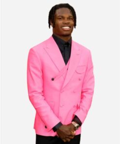NFL Draft 2025 Travis Hunter Pink Blazer