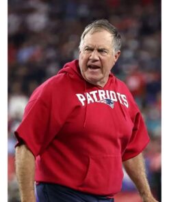 Patriots Red Bill Belichick Hoodie