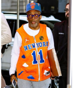 Spike Lee New York Knicks Orange Vest
