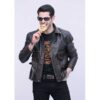 Streetstyle Distressed Brown Leather Jacket