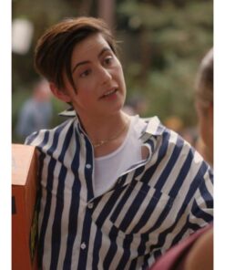 The L Word Generation Q Sarah Finley Striped Shirt