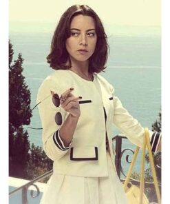 Aubrey Plaza The White Lotus White Jacket