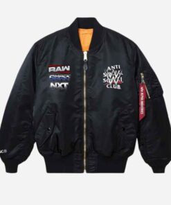 WWE x ASSC Venue Black Jacket