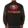 Men’s San Francisco 49ers Black Varsity Jacket