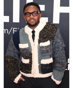 California 67th Grammy Awards Mustard DJ Patchwork Cardigan