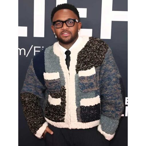 California 67th Grammy Awards Mustard DJ Patchwork Cardigan
