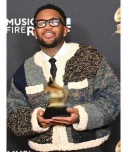 California 67th Grammy Awards Mustard DJ Patchwork Cardigan