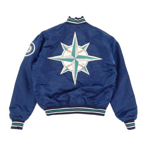 90’s Seattle Mariners Blue Bomber Jacket