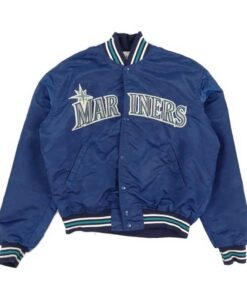90’s Seattle Mariners Blue Bomber Jacket