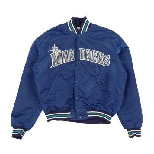 90’s Seattle Mariners Blue Bomber Jacket