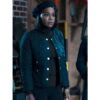 Aja Naomi King Black Quilted Jacket