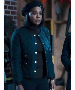 Aja Naomi King Black Quilted Jacket