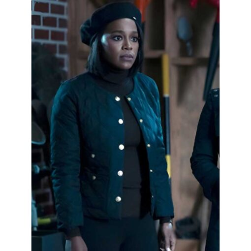 Aja Naomi King Black Quilted Jacket