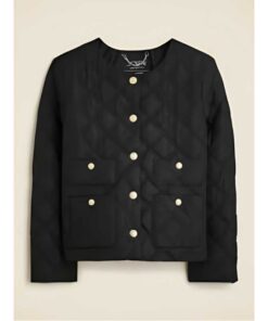 Aja Naomi King Black Quilted Jacket
