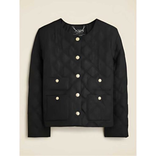 Aja Naomi King Black Quilted Jacket