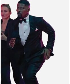 Back in Action 2025 Jamie Foxx Black Blazer
