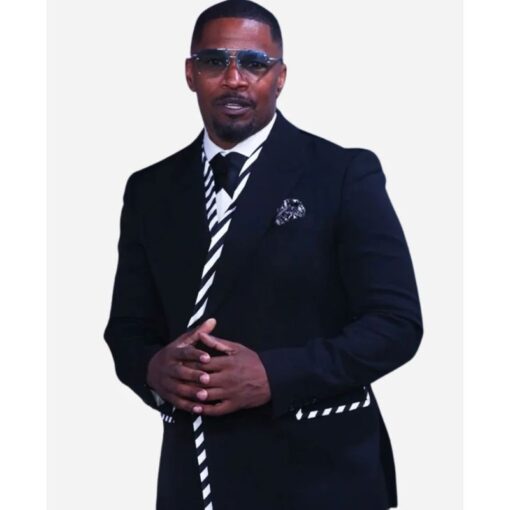 Back in Action Jamie Foxx Black Blazer