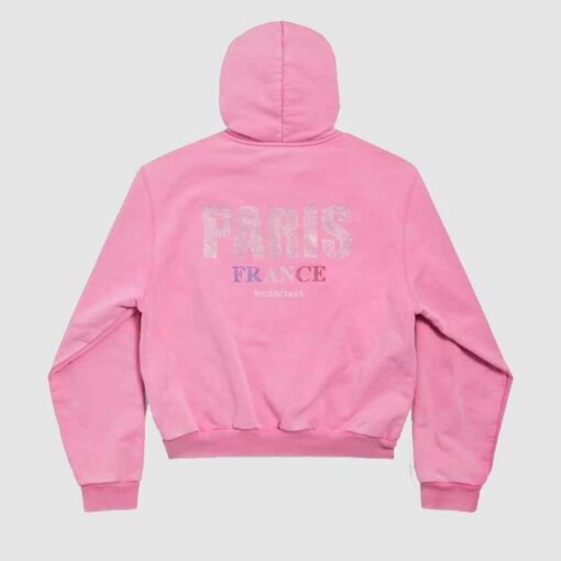 Balenciaga Pink Hoodie