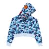 Blue BAPE Full Zip Hoodie