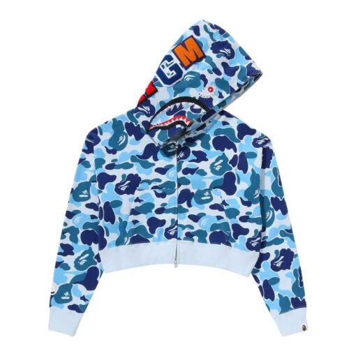 Blue BAPE Full Zip Hoodie