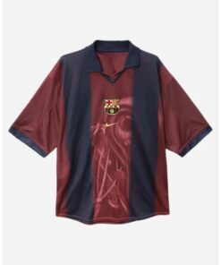 FC Barcelona Travis Scott CJ x Nike x FC Barcelona Retro 2000/01 Home Skeleton Jersey