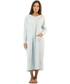 Casual Nights Long Quilted Robe House Dress