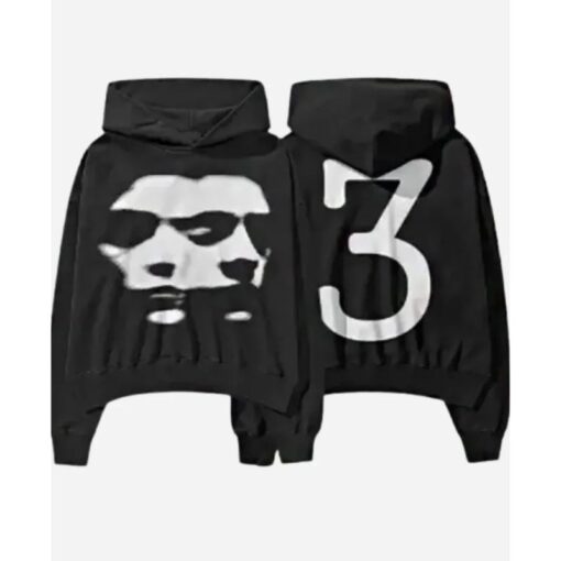 Clashtown Black Pullover Hoodie For Unisex