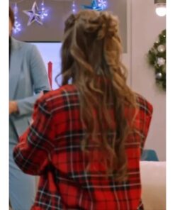 Callie Destination Christmas Eva Tavares Red Plaid Blazer