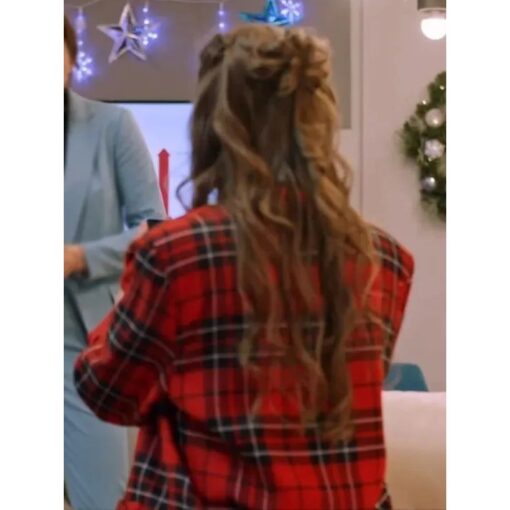 Callie Destination Christmas Eva Tavares Red Plaid Blazer
