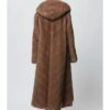 Get Now Dido Stuart Mink Fur Long Hooded Coat For Sale