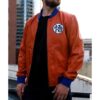 Dragon Ball Z Goku Bomber Leather Jacket