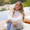 Glow House White Hoodie