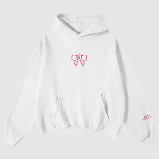 Glow House White Hoodie