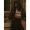 Griselda 2024 Paulina Dávila Satin Bomber Jacket