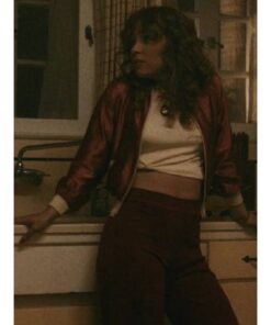 Griselda 2024 Paulina Dávila Satin Bomber Jacket