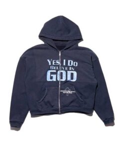 I Believe In God Zip Hoodie