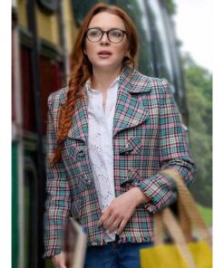 Irish Wish Lindsay Lohan Plaid Jacket