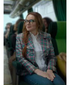 Irish Wish Lindsay Lohan Plaid Jacket