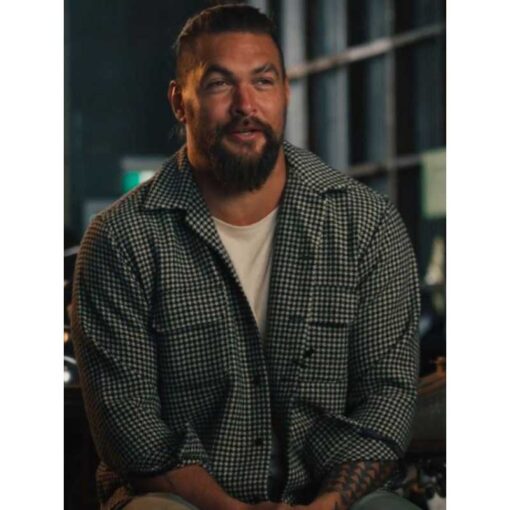 Jason Momoa Houndstooth Overshirt