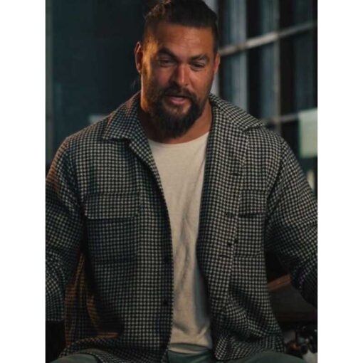 Jason Momoa Houndstooth Overshirt