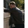 Kevin Pearson Leather Bomber Jacket
